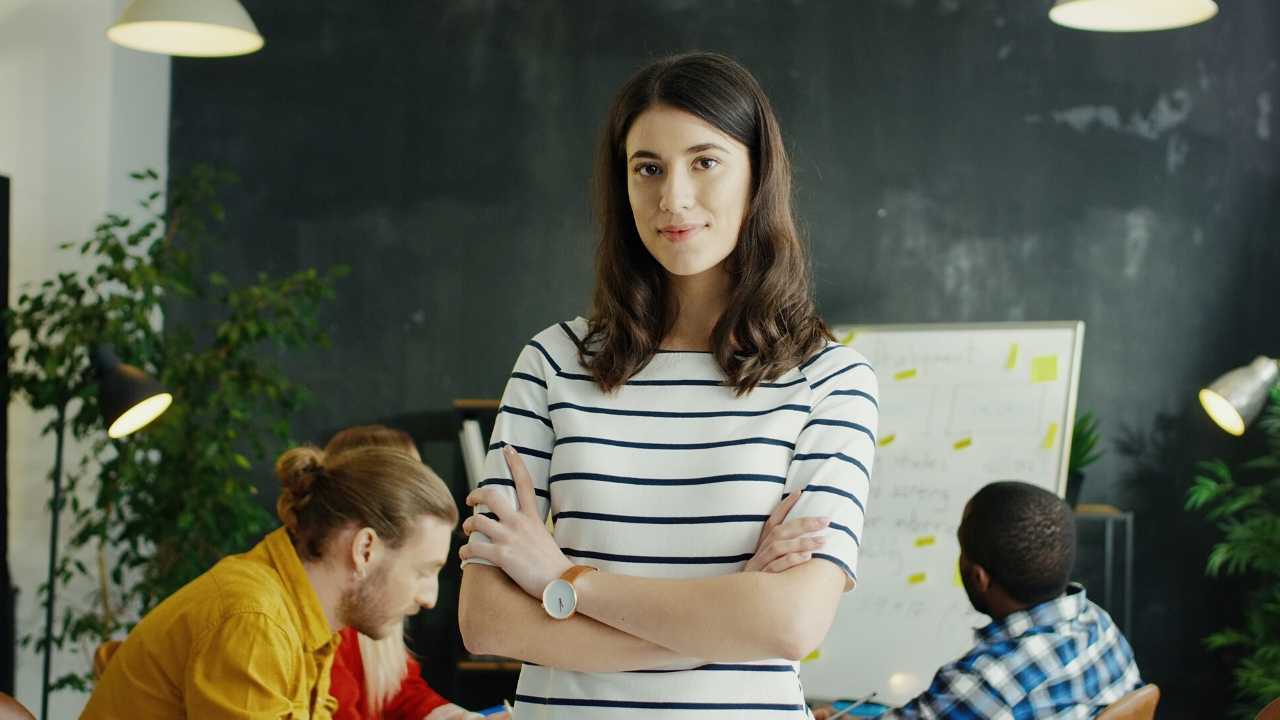 standing girl