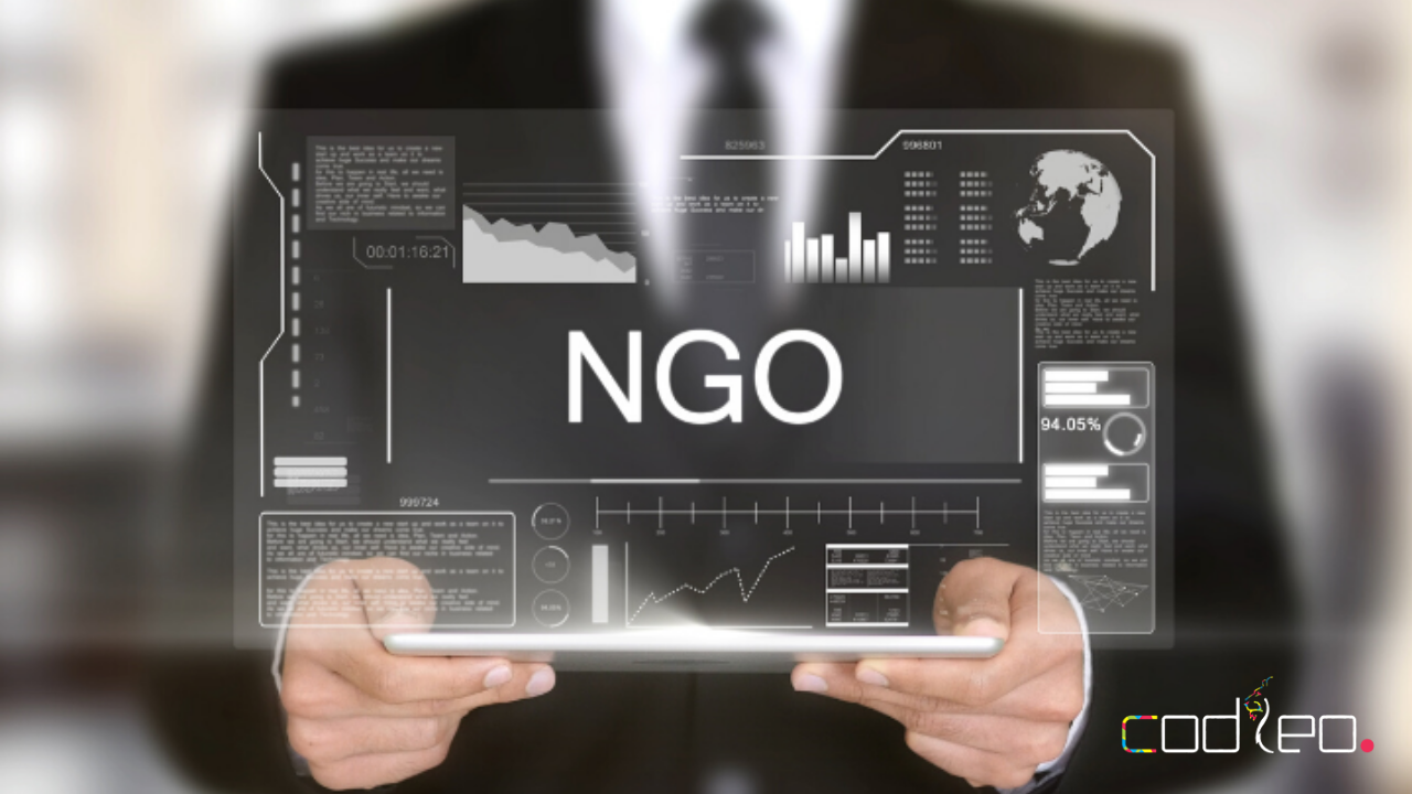 NGO on a digital screen