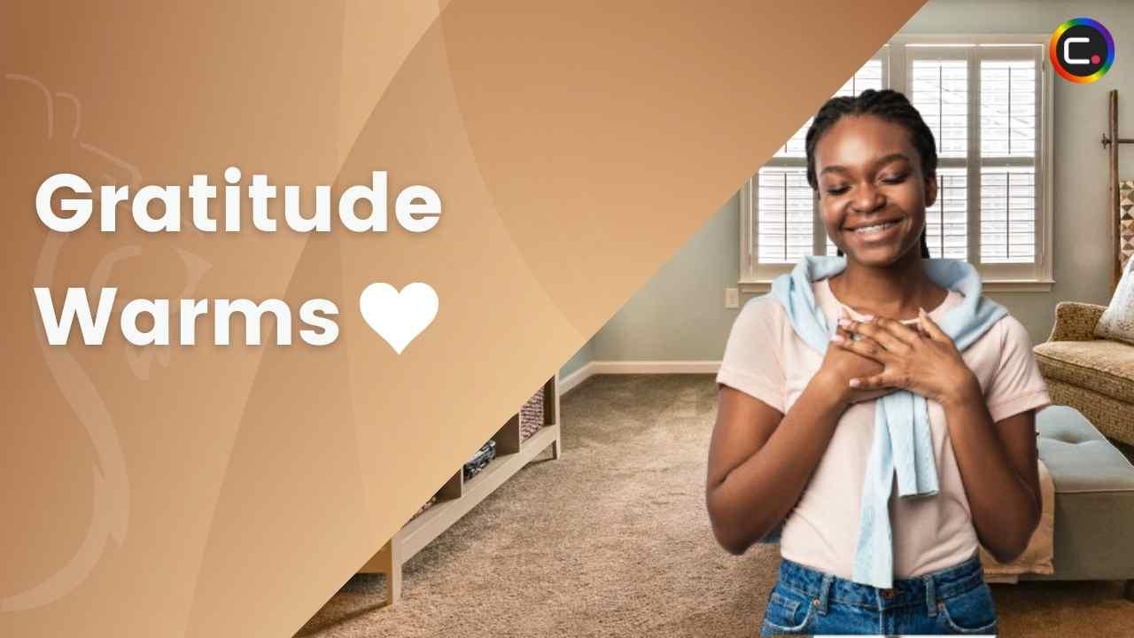 Gratitude warms heart
