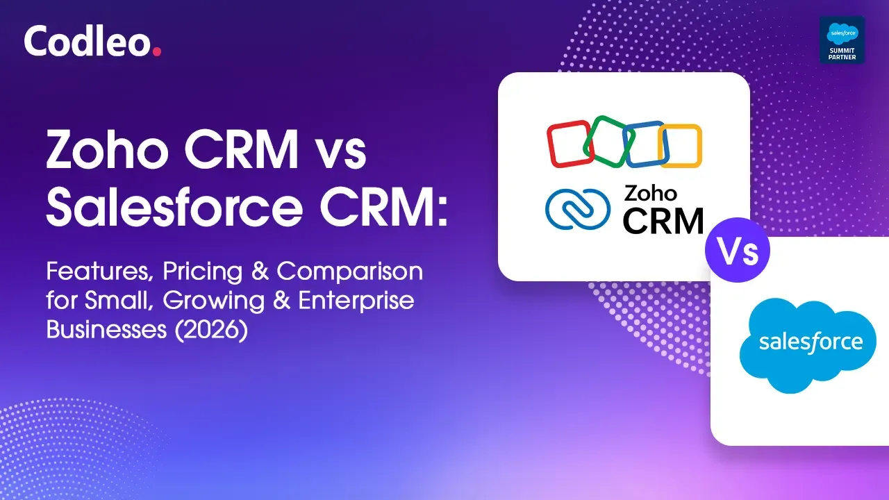 Zoho vs Salesforce crm