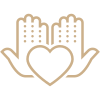 Vector Image hands holding heart
