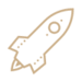 vector image of rocket