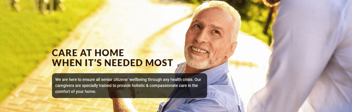 Home Health Care services website