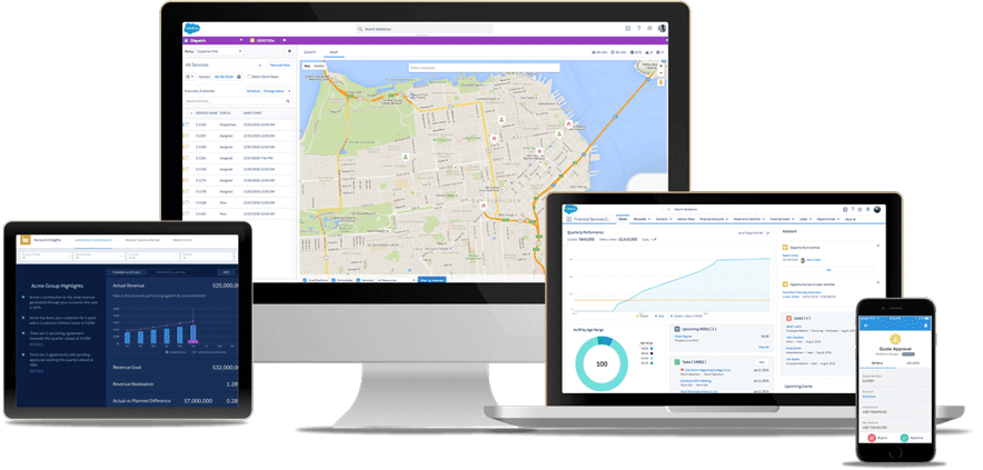 Manufacturing screen in Salesforce